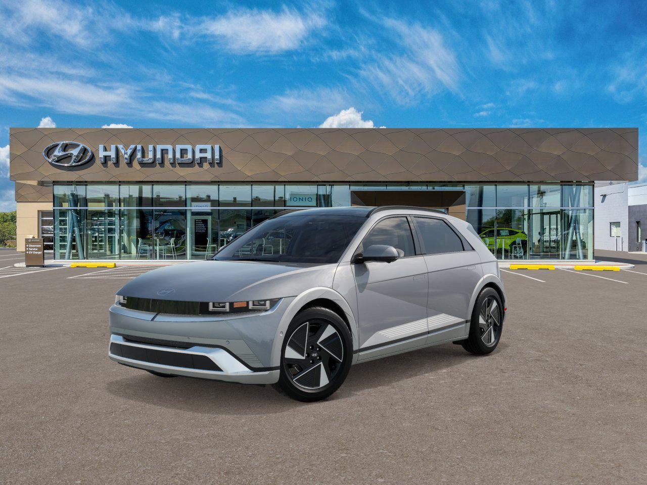 2026 Hyundai IONIQ 5 Limited in Cyber Gray — front three-quarter view