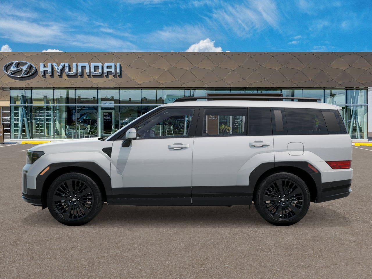 2026 Hyundai SANTA FE HYBRID — rear three-quarter view